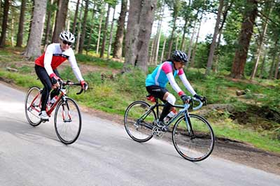 Cyclists can enjoy many miles of off-road cycle tracks